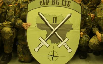 Gelbe Bänder der traditionellen Schlossnacht in Diez treffen nun auch in Litauen ein.