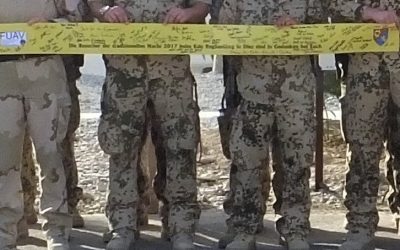 Gelbe Bänder der traditionellen Schlossnacht in Diez treffen nun auch in Afghanistan ein.